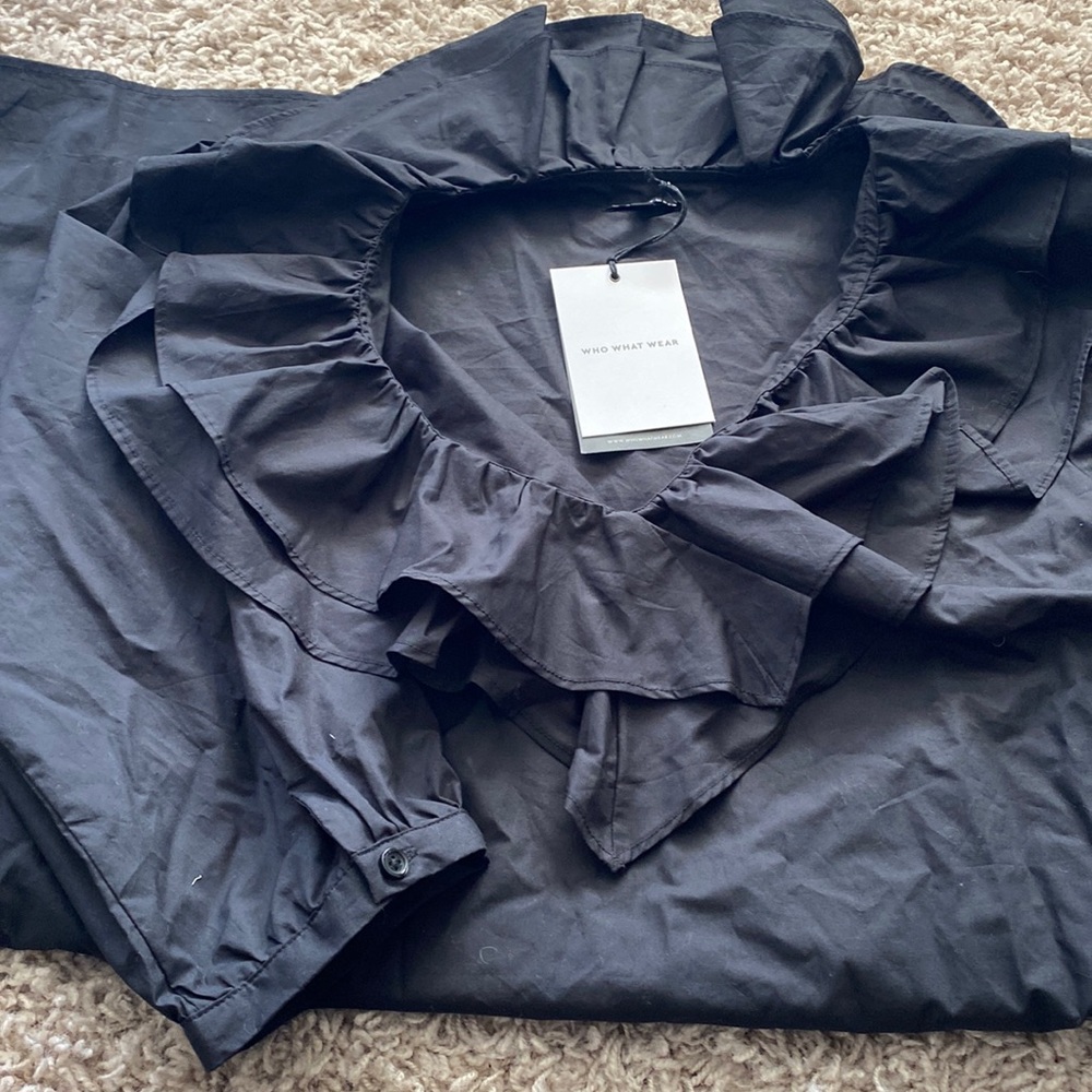 Who what wear brand / X large black dress